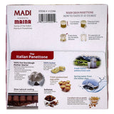 Madi Gran Panettone Italian Holiday Cake with Raisins &amp; Candied Citrus, 2.2 lb.