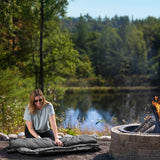 Timber Ridge Butterfly Padded Folding Loveseat – 2-Person Camping Chair, Oversized Double Folding Chair