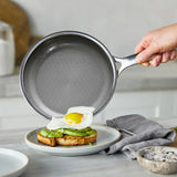 GreenPan Spectra Diamond 3-Piece Ceramic Nonstick Fry Pan Set, Tri-Ply Stainless Steel Pan