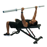 Inspire Fitness FID3 Adjustable Weight Bench – Flat, Incline & Decline Workout Bench with 3-Month Centr Membership