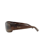 Maui Jim World Cup H266-01 Polarized Sunglasses, Chocolate Stripe Frame