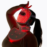 iRESTORE Illumina LED Red Light Therapy Face, Neck and Chest Mask Set