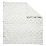Holiday Embroidered Faux Fur Throw Blanket, 60" x 70" Snowflake Candy Cane Tree