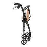 Medline Elite Rolling Walker Rollator w/ Seat Storage Bags Adjustable Height