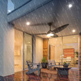 Atomi Smart 60" Wi-Fi Outdoor Ceiling Fan with Color-Changing LED Light