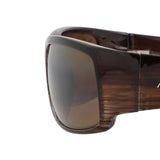 Maui Jim World Cup H266-01 Polarized Sunglasses, Chocolate Stripe Frame