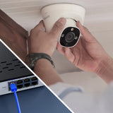 Reolink 2TB NVR PoE Security System w/ 4-Dome + OMVI Panoramic PTZ Camera