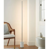 Bridgeport Designs Stellar LED Floor Lamp with Marble Base & Touch Control