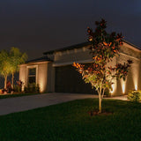 VOLT Low Voltage LED Landscape Lighting Kit, 17 Brass Fixtures with Transformer