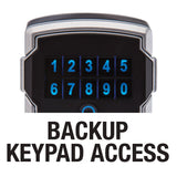Master Lock Bluetooth Portable Lock Box – Keyless App Access, Light-Up Keypad & Removable Shackle