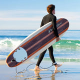 Wavestorm 7ft Foam Surfboard 2-Pack – Beginner-Friendly Soft Top Surfboards with Leash & Removable Fins