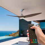 Atomi Smart 60" Wi-Fi Outdoor Ceiling Fan with Color-Changing LED Light