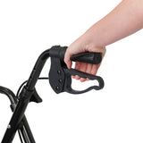 Medline Ultralight Freedom Rolling Walker Rollator w/ Seat & Storage Bags