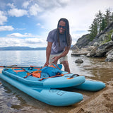 Hyperlite Evolution 9'4" 3-in-1 Hybrid Inflatable Paddle Board Package