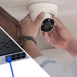 Reolink 12-Channel 4K PoE and Wi-Fi NVR Security System, 4TB, 8 Wired Dome Cameras