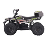 Droyd Animal Electric Youth ATV for Kids Ages 6+ – 15 MPH Off-Road Ride-On Quad with Full Suspension, LFP Battery, Green