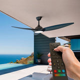 Atomi Smart 60" Wi-Fi Outdoor Ceiling Fan with Color-Changing LED Light