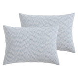 Jennifer Adams 3-Piece Yarn Dyed Comforter Set – All-Season Down Alternative Bedding with Woven Textured Design, Comforter and 2 Shams