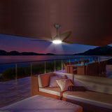 Atomi Smart 60" Wi-Fi Outdoor Ceiling Fan with Color-Changing LED Light