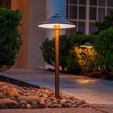 VOLT Low Voltage LED Landscape Lighting Kit, 17 Brass Fixtures with Transformer