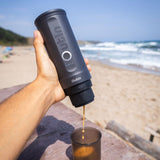 OutIn Nano Portable Espresso Machine Travel Kit, 20-Bar Capsule & Ground Coffee