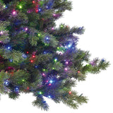 7.5' Pre-Lit Radiant Micro LED with Twinkle Blue-Gray Artificial Christmas Tree