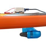 Aqua Marina AMGO 12' Electric Inflatable Paddle Board with Power Fin Propulsion, Sports III Paddle & All-Around Stable Design