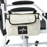 Medline Freedom 3 Transport Wheelchair Lightweight Foldable Chair 300 lb