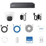 Reolink 12-Channel 4K PoE and Wi-Fi NVR Security System, 4TB, 8 Wired Dome Cameras