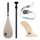 ISLE Versa 10'5" Hardshell Paddle Board with Carbon Hybrid Paddle and Coil Leash
