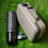 OutIn Nano Portable Espresso Machine Travel Kit, 20-Bar Capsule & Ground Coffee