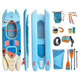 Hyperlite Evolution 9'4" 3-in-1 Hybrid Inflatable Paddle Board Package