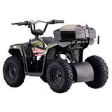 Droyd Animal Electric Youth ATV for Kids Ages 6+ – 15 MPH Off-Road Ride-On Quad with Full Suspension, LFP Battery, Green