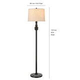 Bridgeport Designs Brighten 3-Piece Lamp Set with Handmade Linen Shades