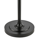Bridgeport Designs Mendocino 3-Light Black Metal LED Floor Lamp with Gold Interior