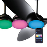 Atomi Smart 60" Wi-Fi Outdoor Ceiling Fan with Color-Changing LED Light