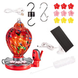 Evergreen Solar Smart Hummingbird Feeder with 2K HD Camera – WiFi Bird Feeder with Solar Panel &amp; AI Bird Identification