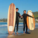 Wavestorm 7ft Foam Surfboard 2-Pack – Beginner-Friendly Soft Top Surfboards with Leash & Removable Fins