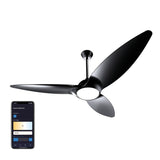 Atomi Smart 60" Wi-Fi Outdoor Ceiling Fan with Color-Changing LED Light
