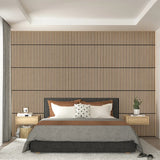 Artika Sonolok Acoustic Slat Wall Panels – Sound Absorbing MDF & Felt Panel Kit