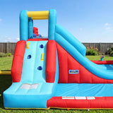 Sportspower Sportcourt Water Slide and Play Arena – Inflatable Backyard Sports Bounce House