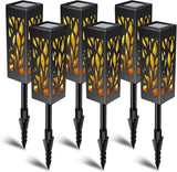6 Pack Solar Pathway Lights, Outdoor Solar Powered LED Landscape Lighting