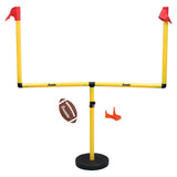 Franklin Sports Go Pro Youth Football Goal Post Set with Mini Football, Kicking Tee and Pump