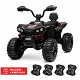 Funride 2-Seat 24V Funride 4WD Kids Electric ATV, 800W Motors, Suspension, Bluetooth and LED Lights