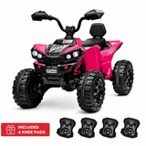 Funride 2-Seat 24V Funride 4WD Kids Electric ATV, 800W Motors, Suspension, Bluetooth and LED Lights