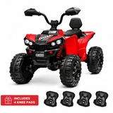 Funride 2-Seat 24V Funride 4WD Kids Electric ATV, 800W Motors, Suspension, Bluetooth and LED Lights