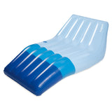 Funsicle Happy Sleeper 5.8 ft Inflatable Floating Lounge with Cup Holder, Contoured Pool Float