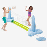 Funsicle Floating Volleyball Set, Inflatable Pool Volleyball Game with Net, Ball & Weight Bag