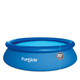 Funsicle QuickSet Above Ground Swimming Pool, 10 ft x 30 in Inflatable Ring Pool