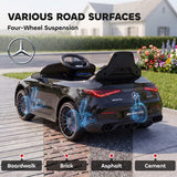 Qaba 12V Licensed Mercedes-AMG CLE 53 Kids Electric Ride-On Car with Remote